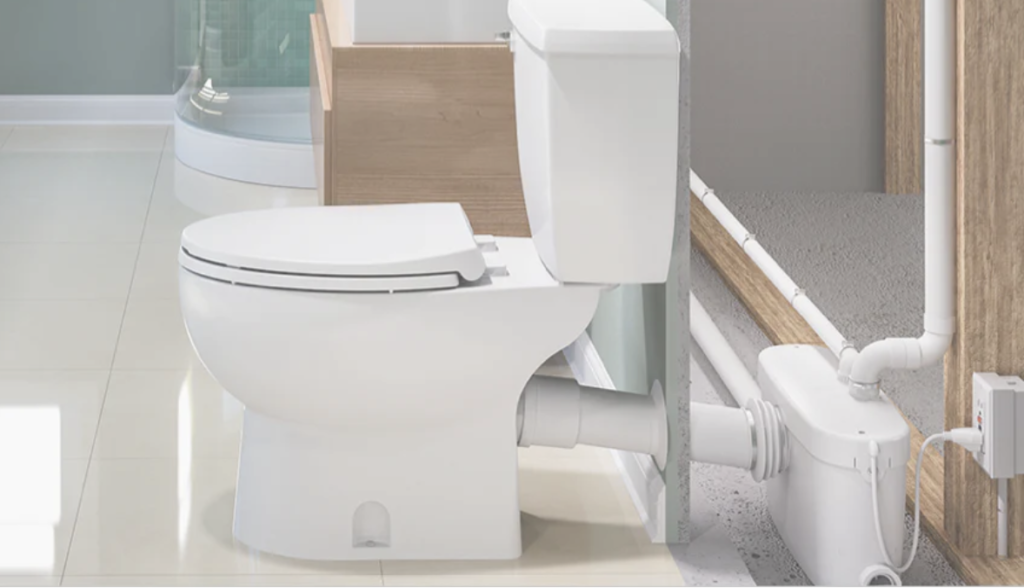 Example of an UpFlush Toilet 